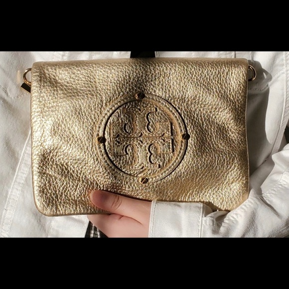 COPY - Gold Tory Burch crossbody clutch - Picture 4 of 10